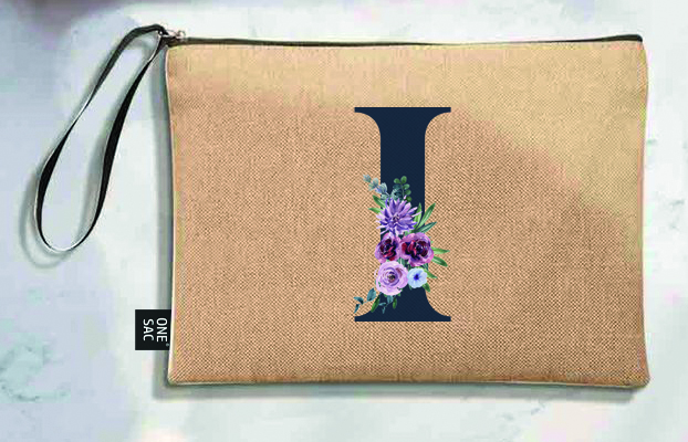 Bolso de mano letra i una pieza (diseño variado) (25×18×1 )